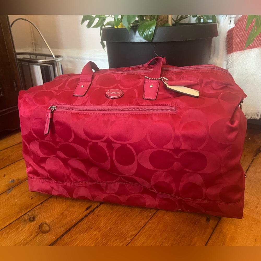 Coach Pink Weekender Duffle